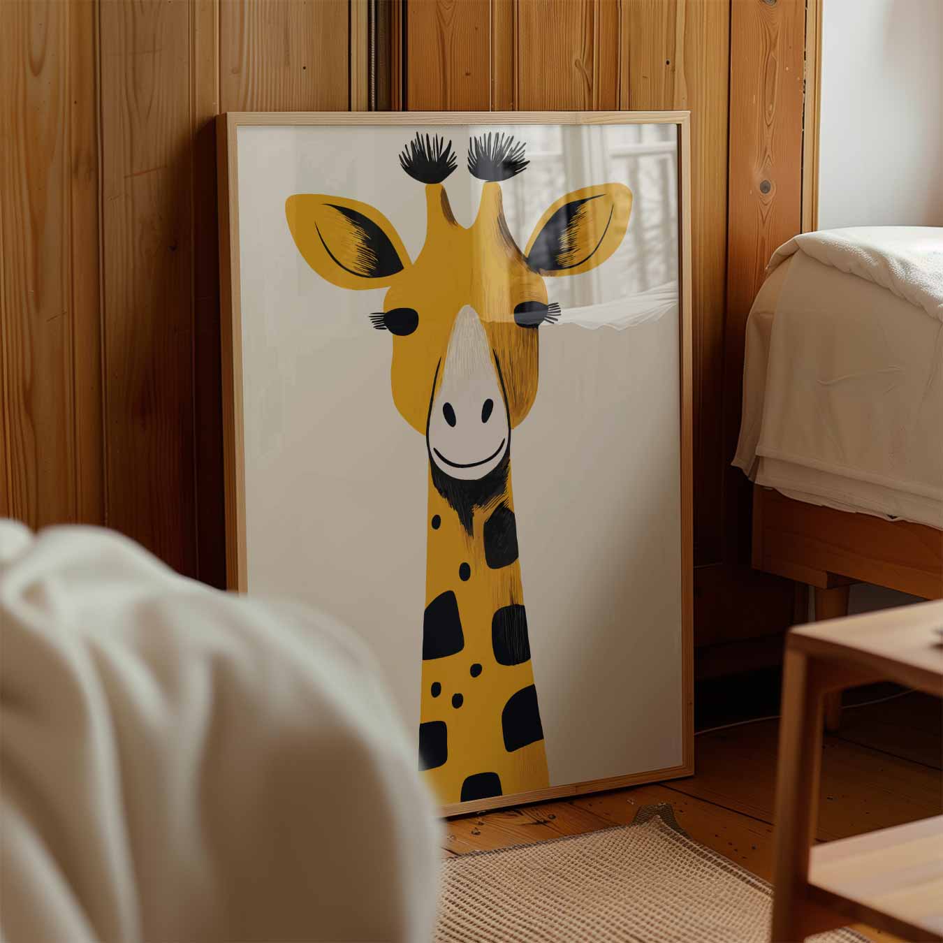 Vrolijke Giraffe Poster-WallArtistic