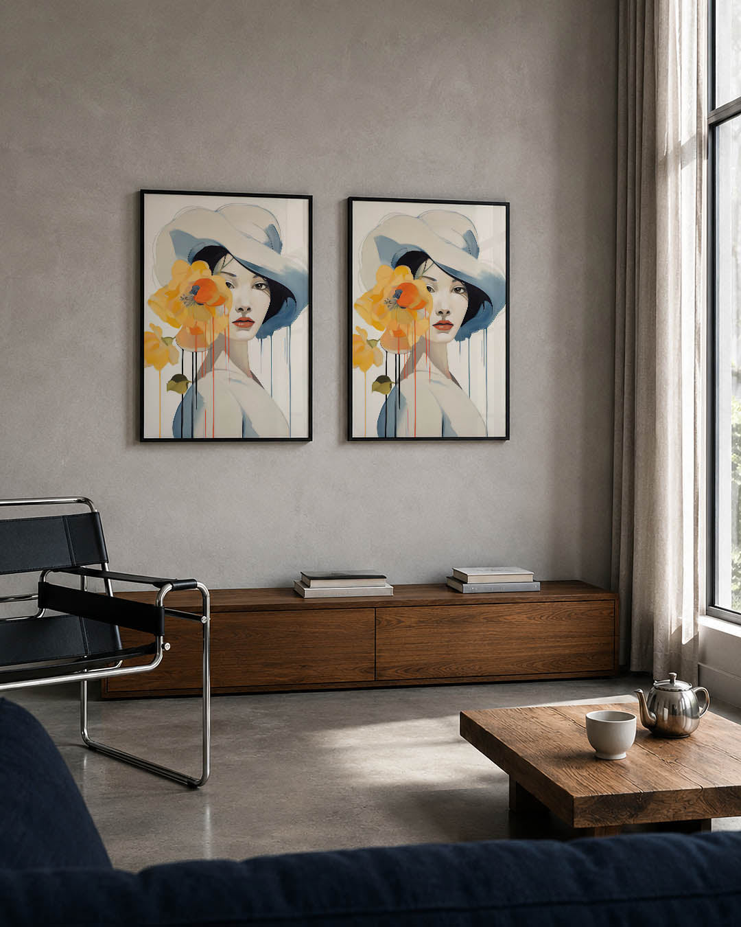 Vorm en kleurenspel Posterset