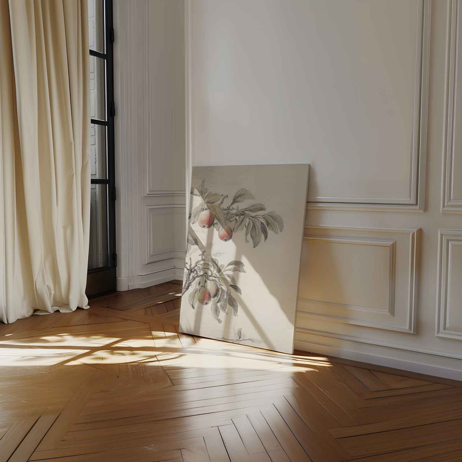 Subtiele Appeltak Illustratie Kunstwerk-canvas-dibond-plexiglas-wanddecoratie-WallArtistic