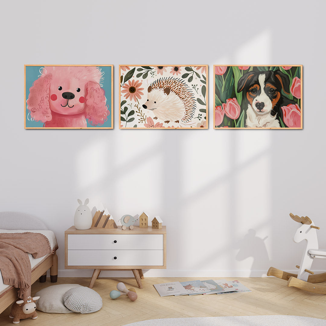 Vrolijke vormen Posterset