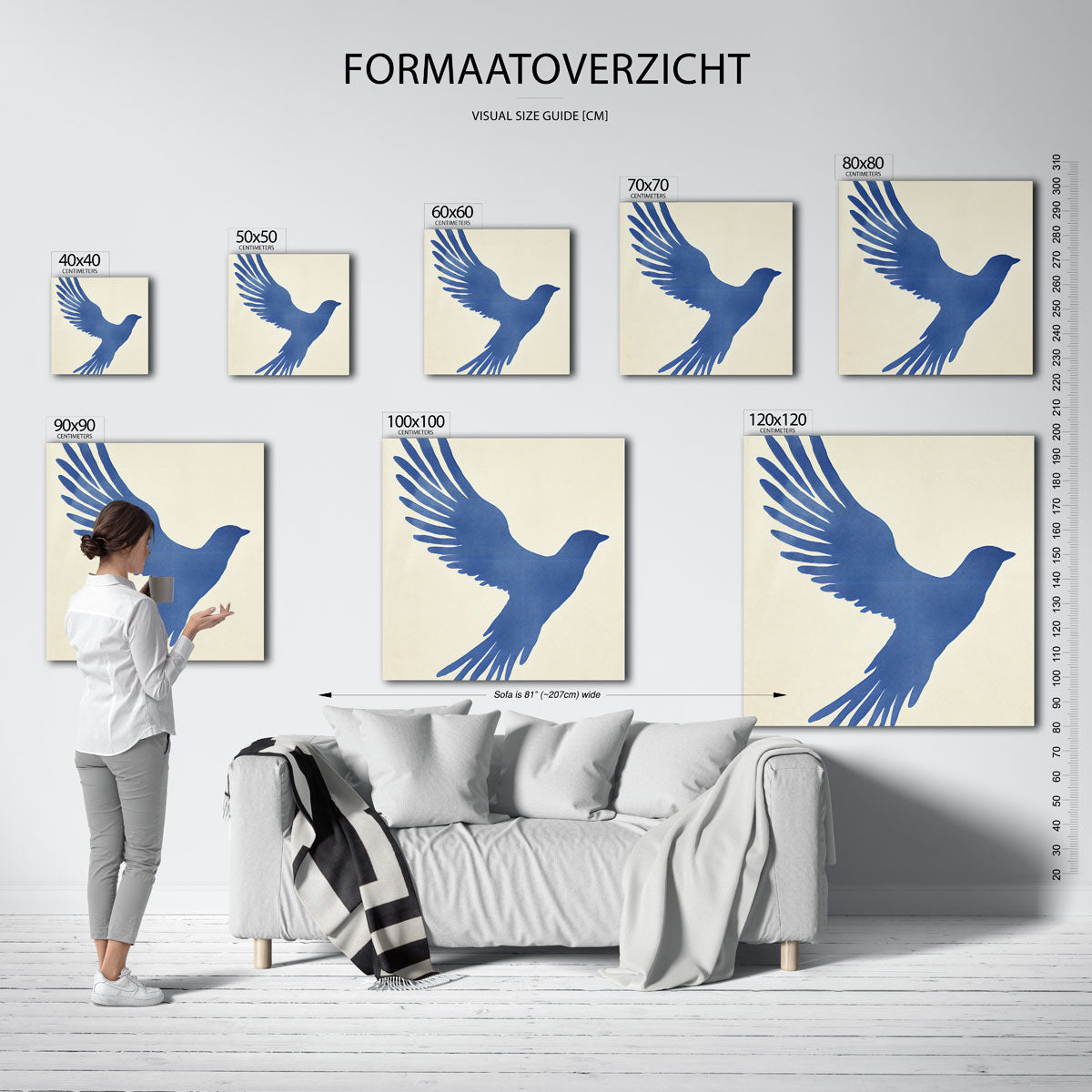 Vogel in vlucht Poster