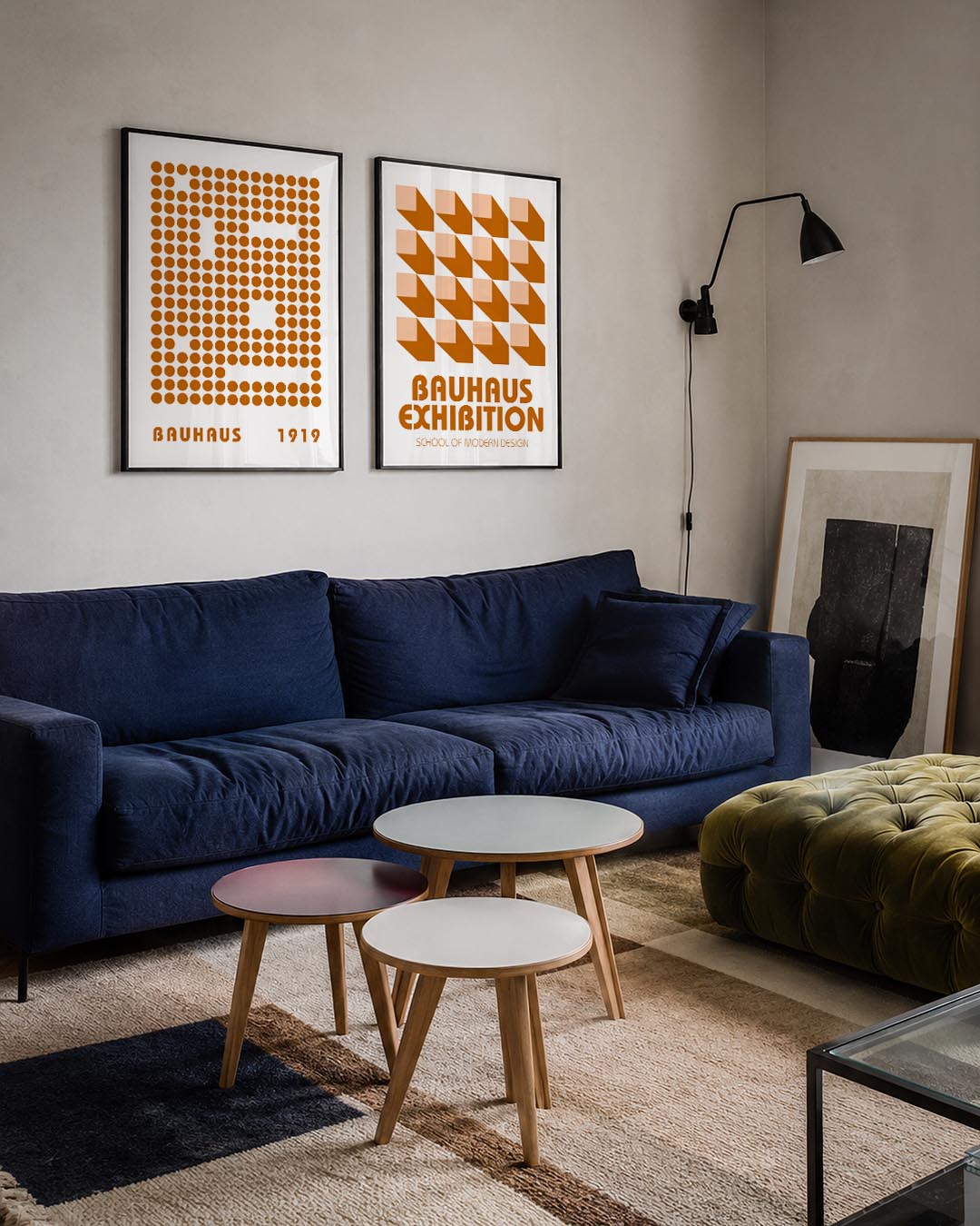 Cirkelpatroon ritme Posterset