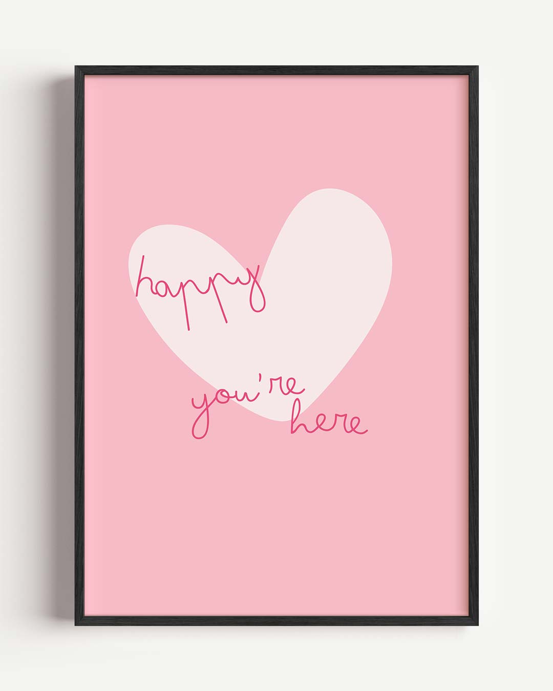 Liefdevolle Welkomstposter-WallArtistic