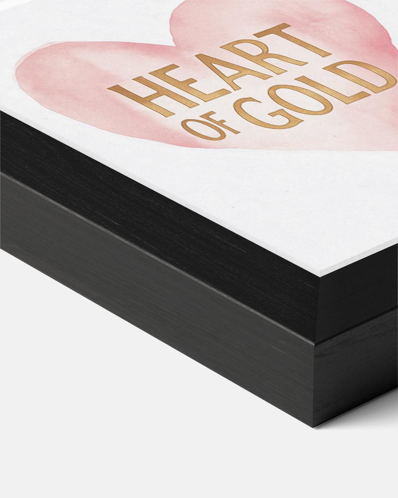 Hart van Goud Poster-WallArtistic