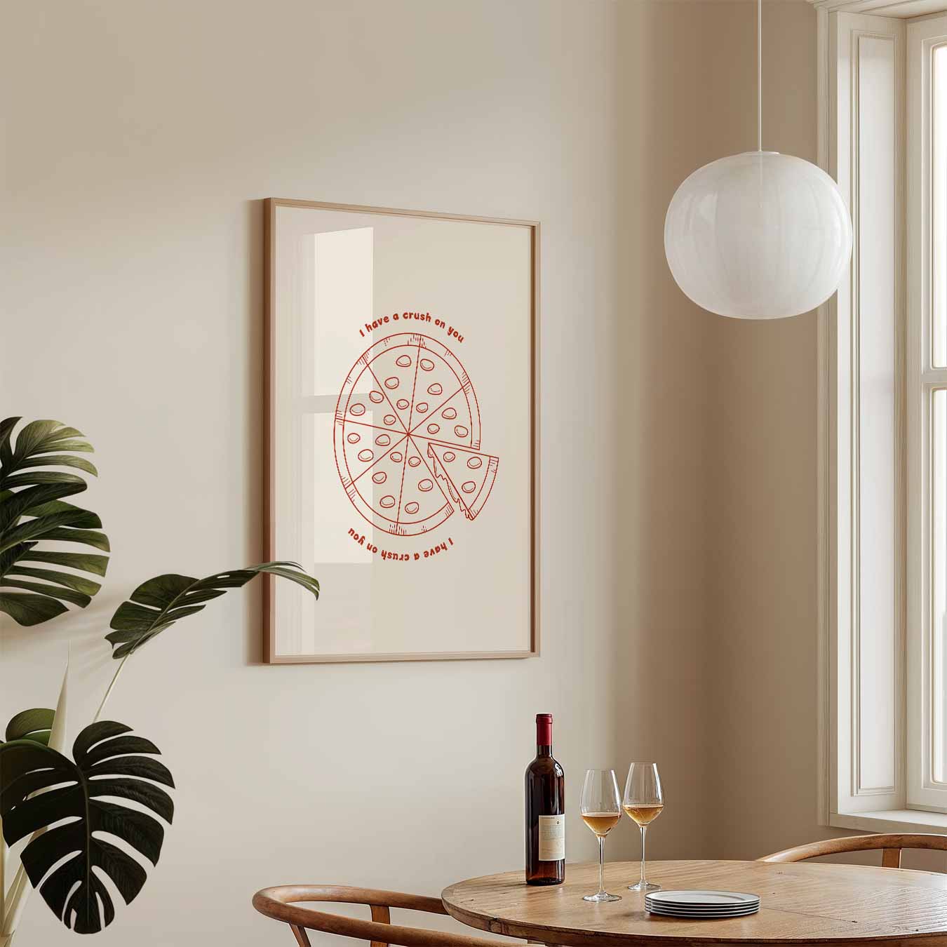 Pizza Crush Poster-WallArtistic