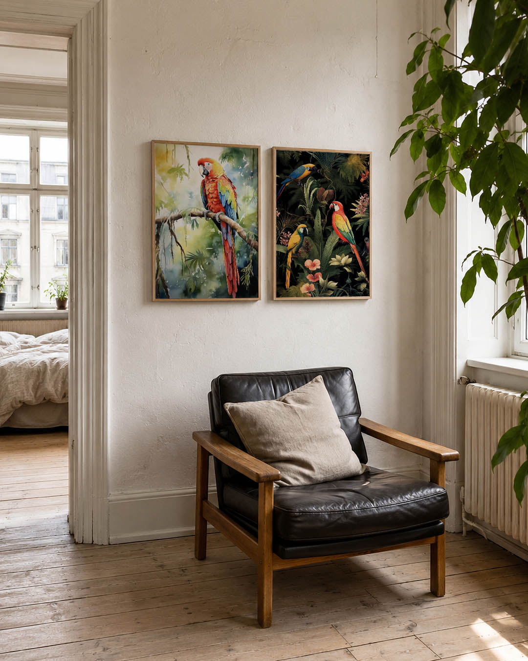 Kleurrijke vogelpracht Posterset
