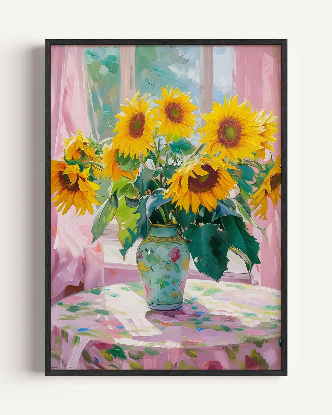 Stralende Zonnebloemen Poster-WallArtistic