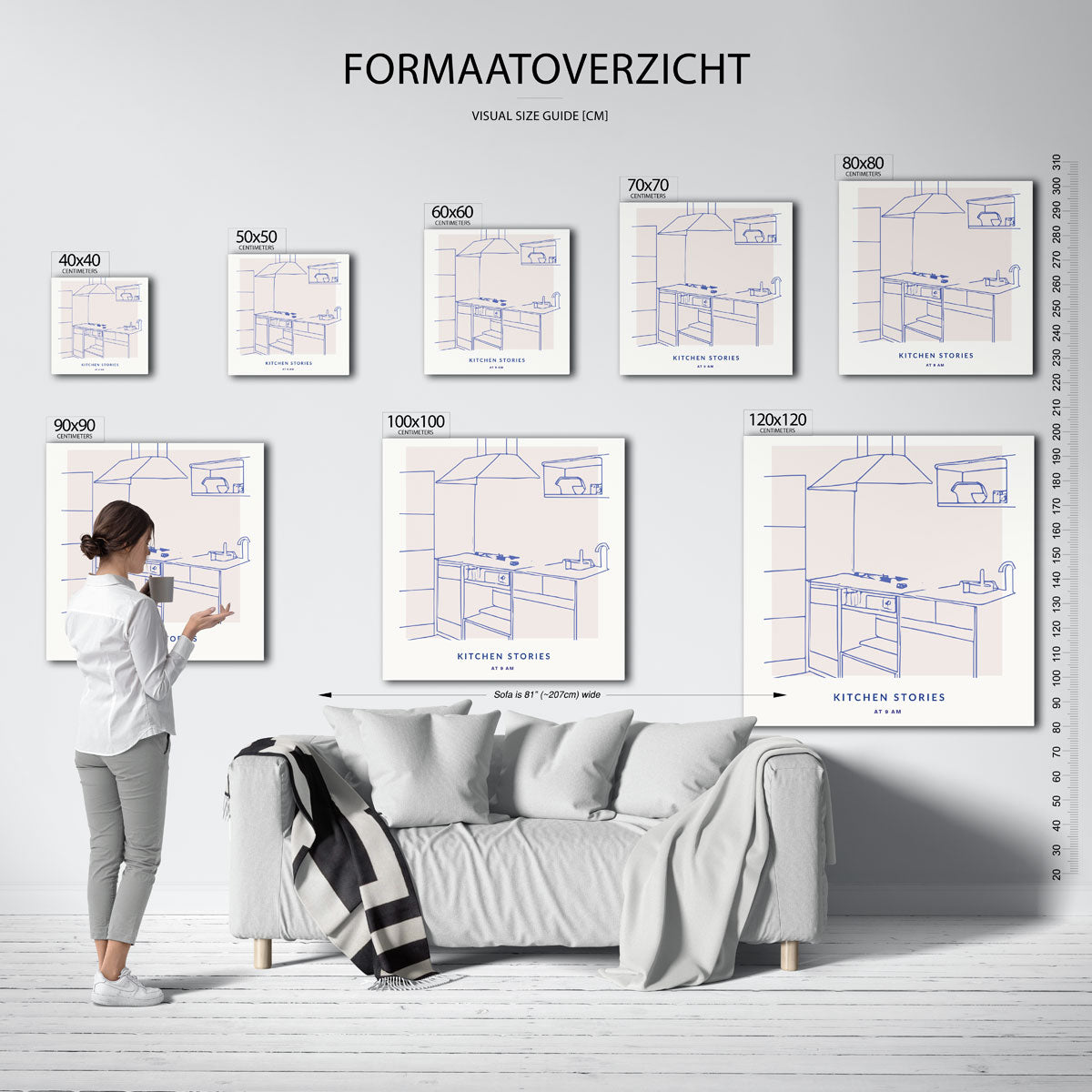 Keuken schets Poster