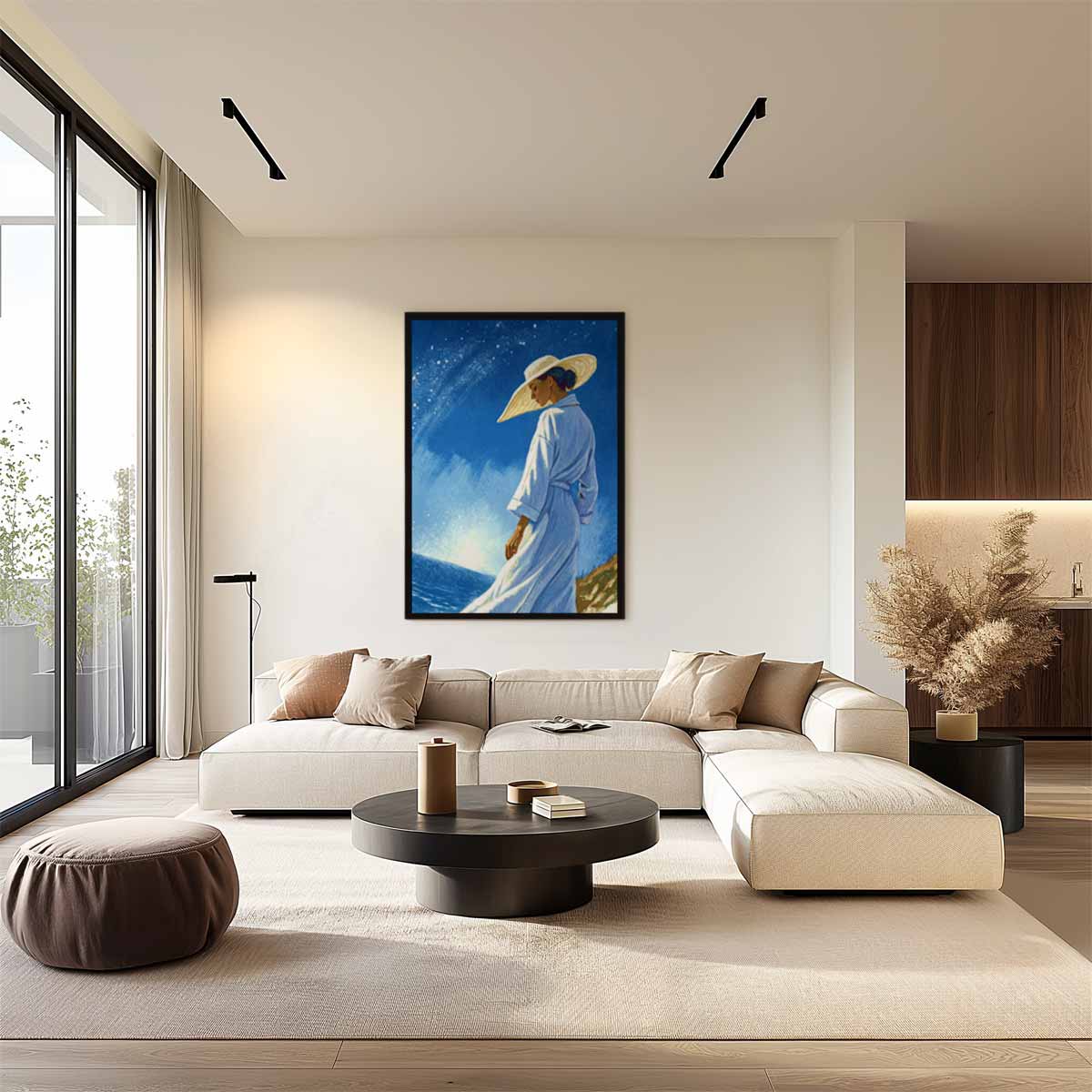 Zomerse Dromen aan Zee Kunstwerk-canvas-dibond-plexiglas-wanddecoratie-WallArtistic