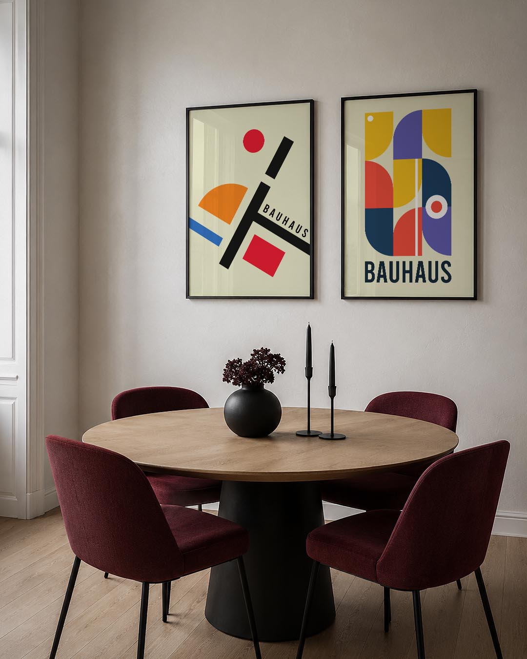 Vormen en kleurvlakken Posterset