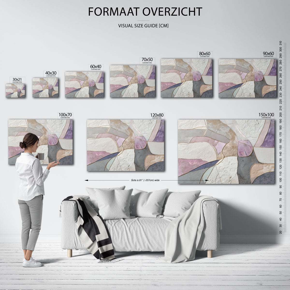 Abstracte vormen Poster