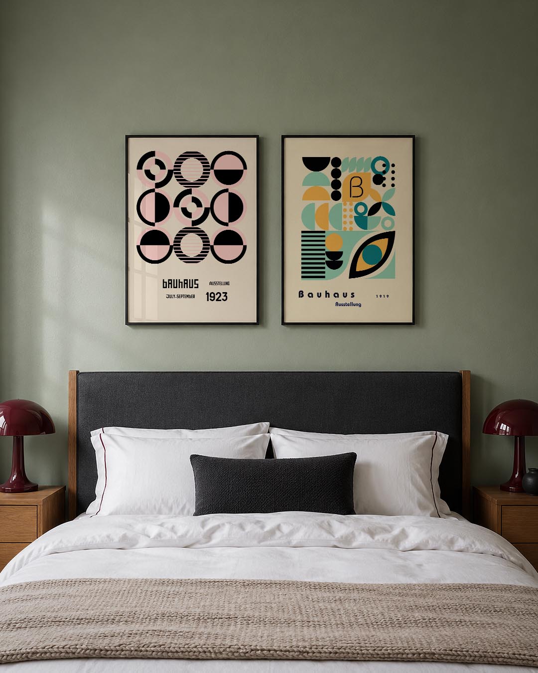 Cirkelpatronen en lijnen Posterset