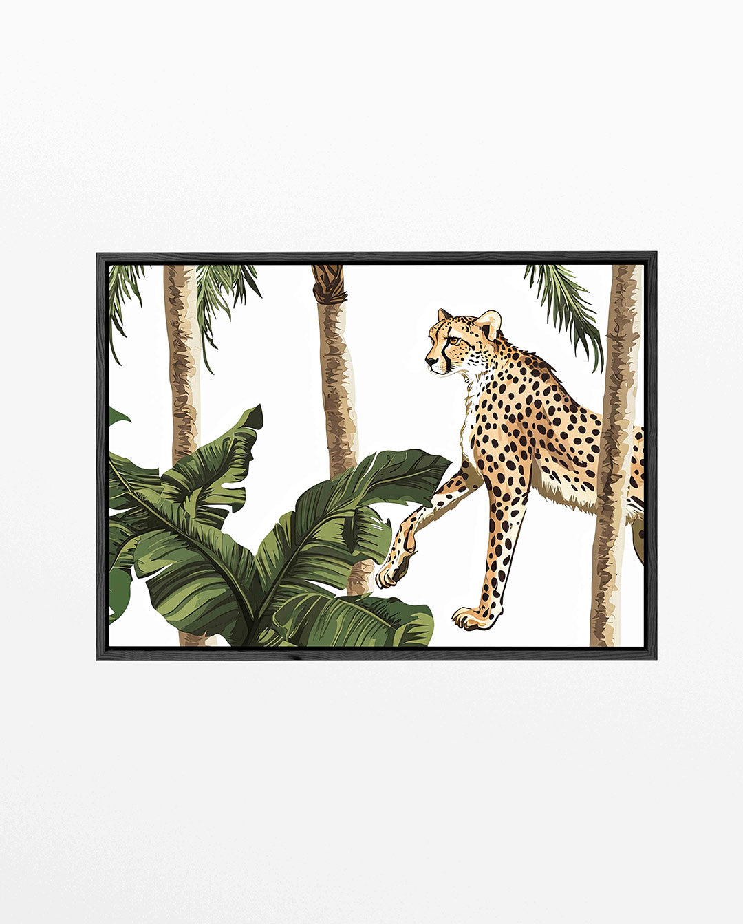 Jungle scène Kunstwerk
