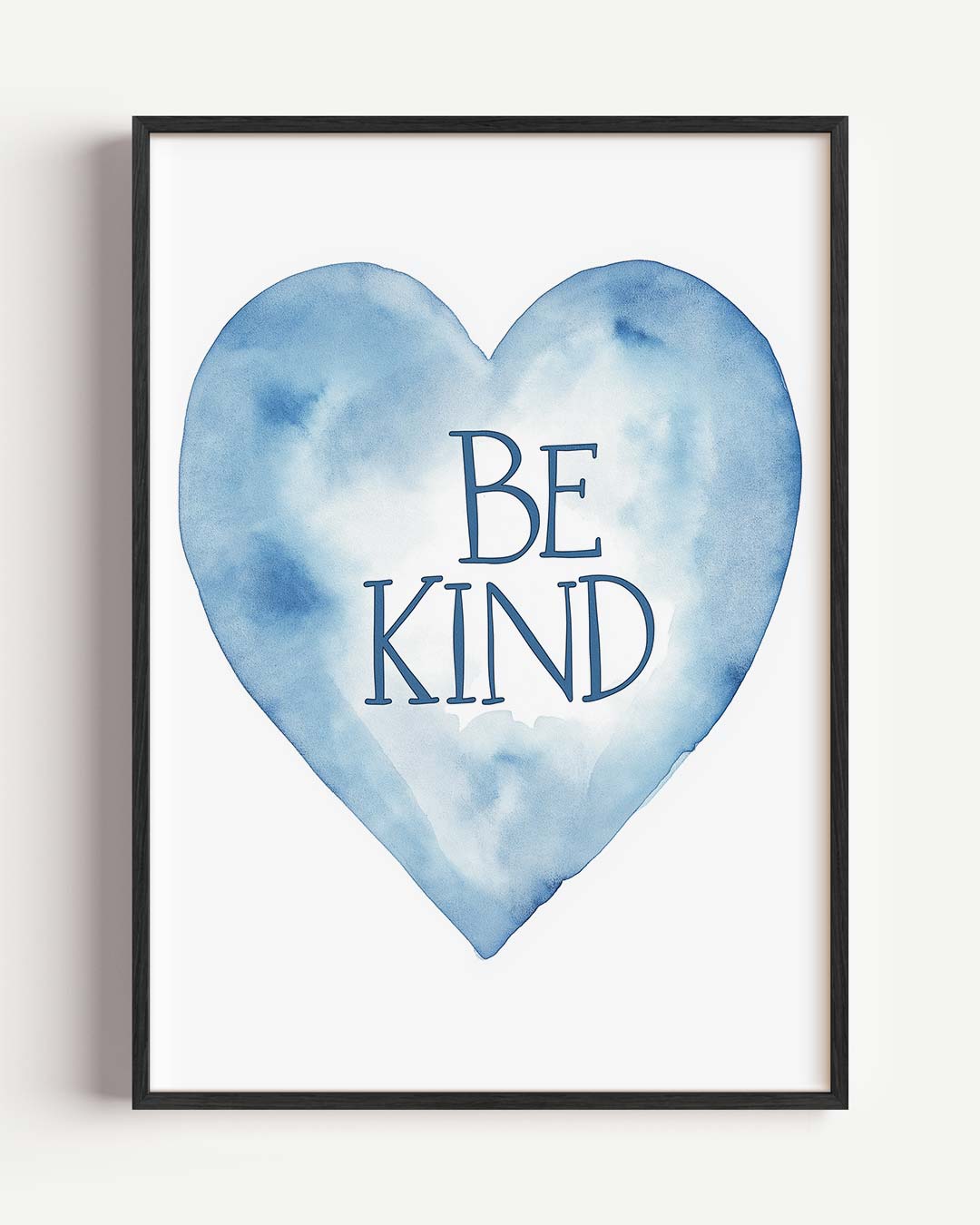 Be Kind Waterverf Poster-WallArtistic
