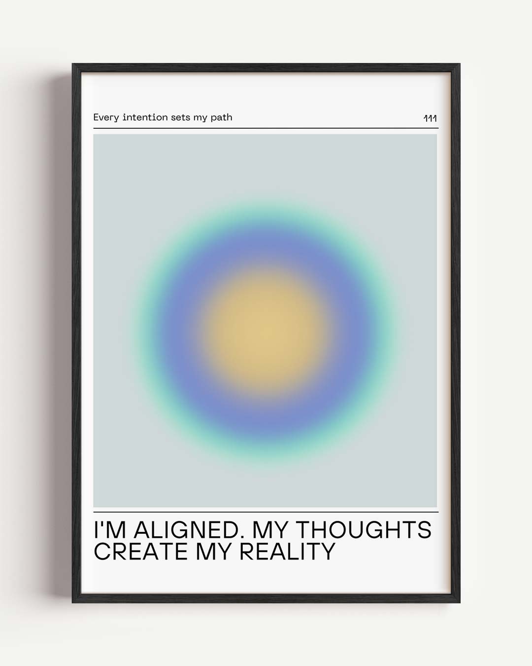 Positieve Intenties Poster-WallArtistic