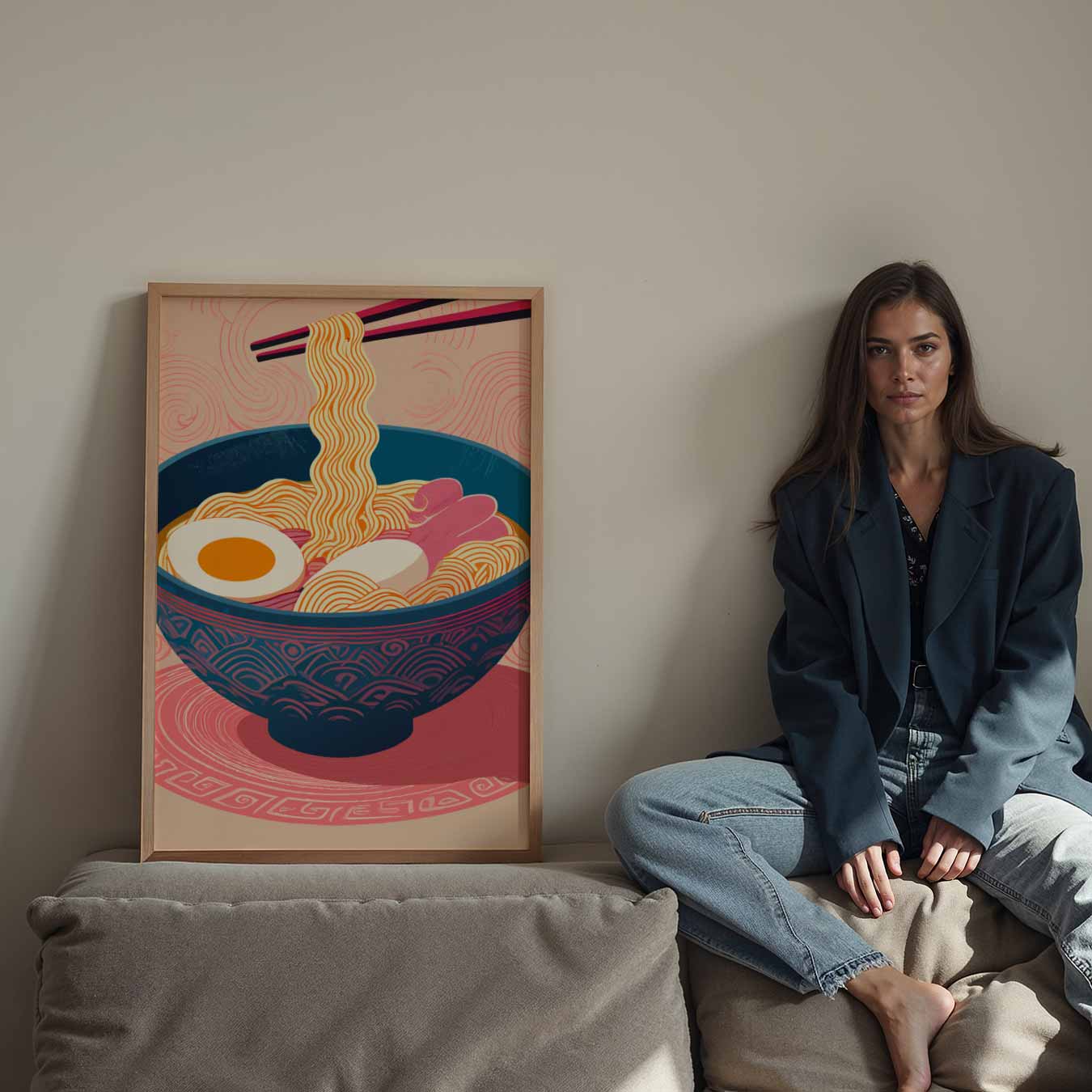 Ramen Liefhebbers Poster-WallArtistic