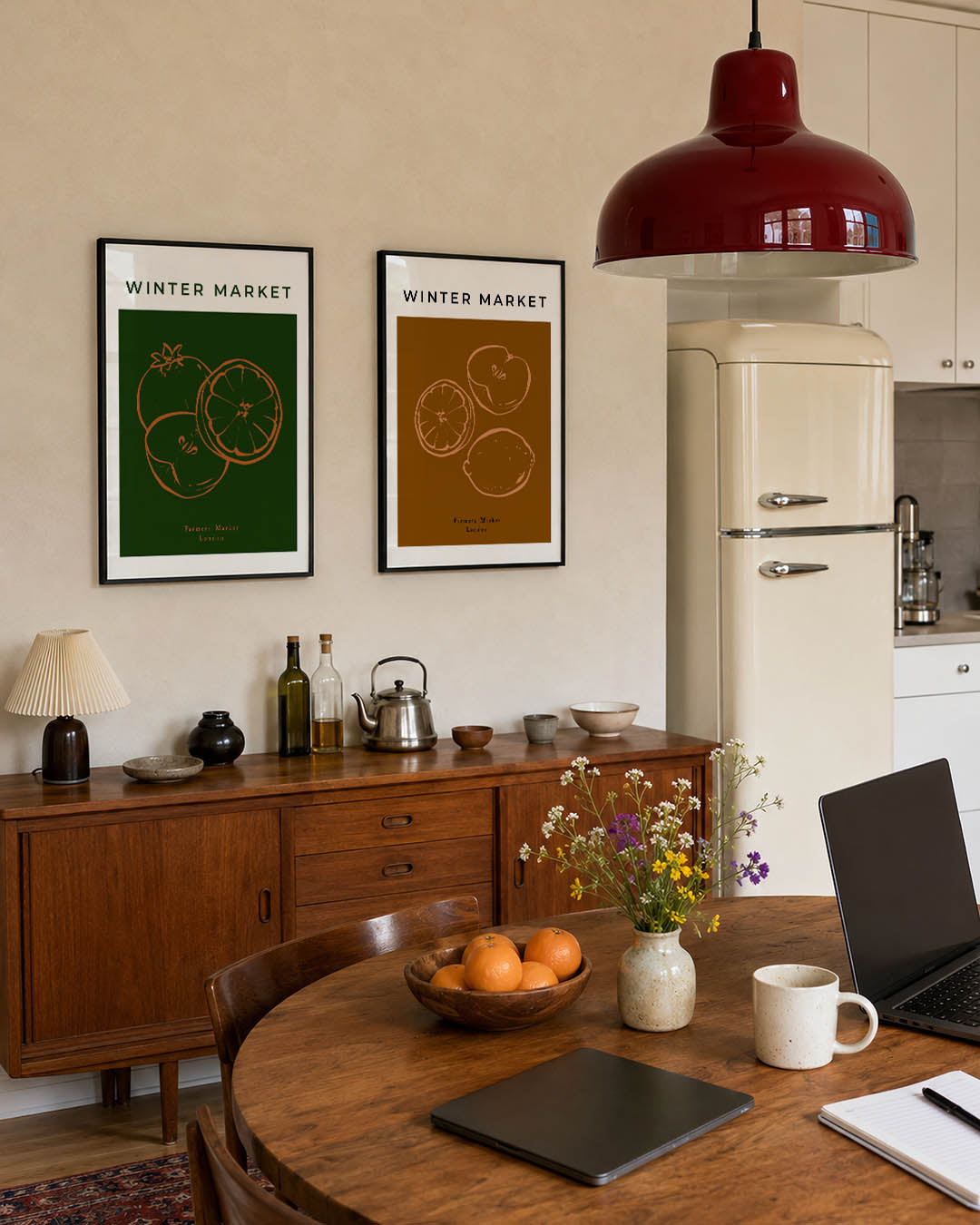 Fruitige eenvoud Posterset