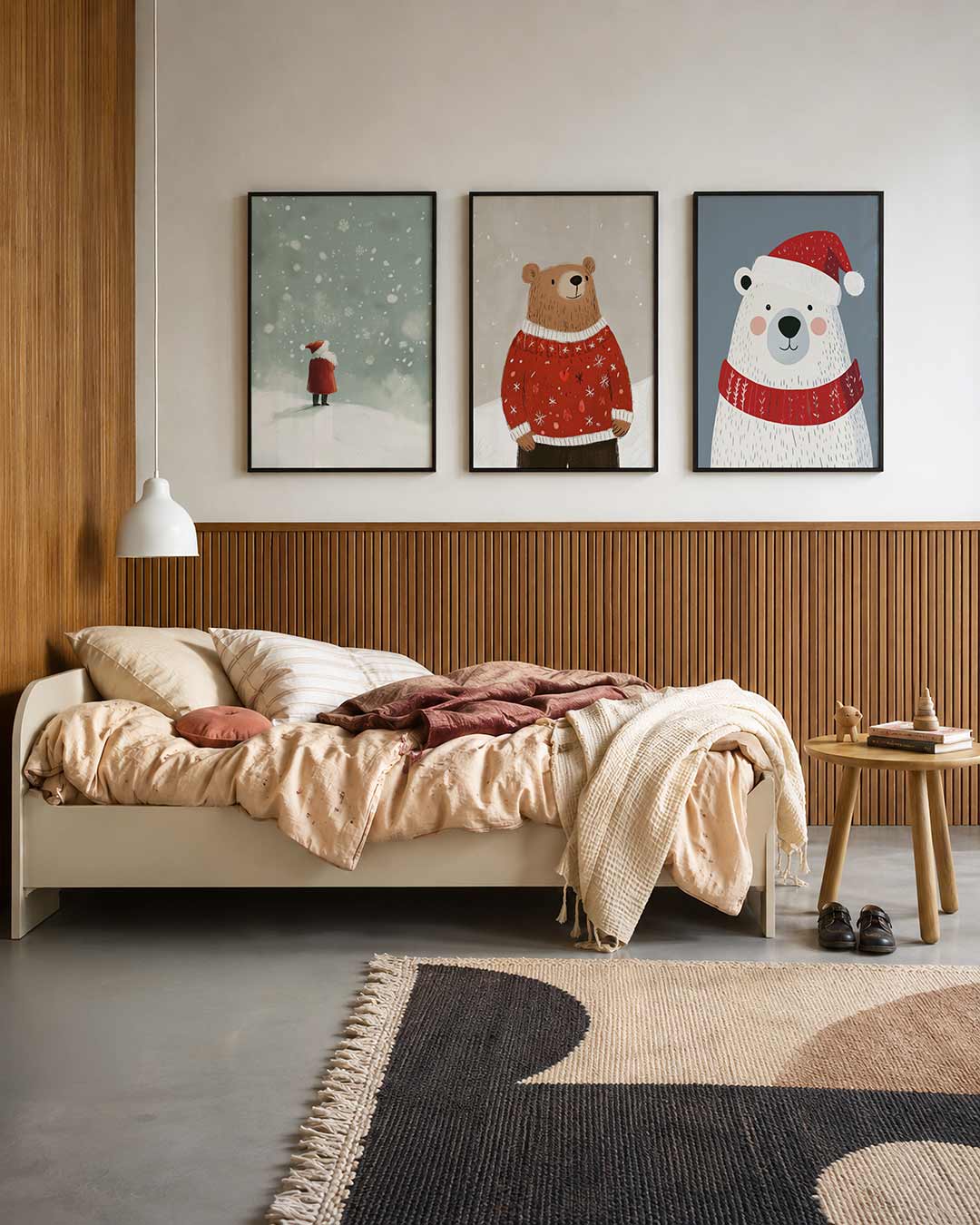 Winterse figuur Posterset