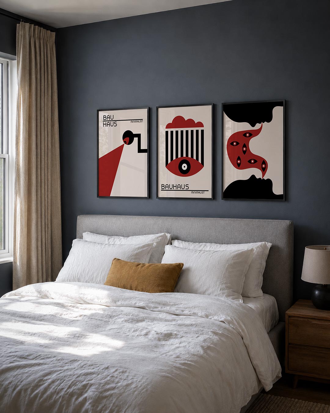 Lijnen en kleurvlakken Posterset