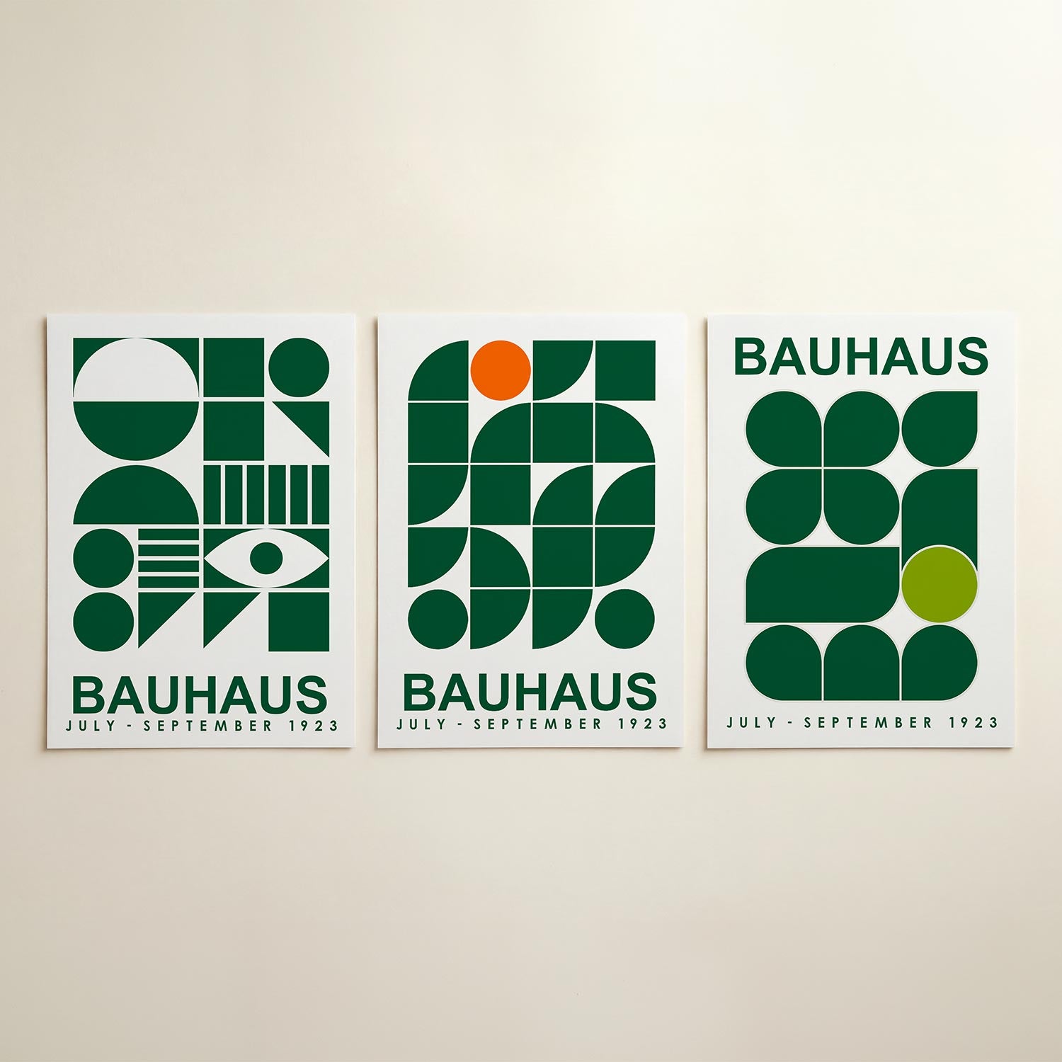 Vormen en vlakken Posterset