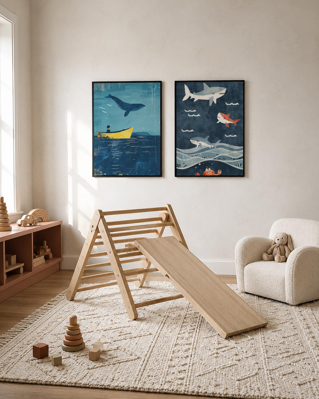 Zee en lucht Posterset
