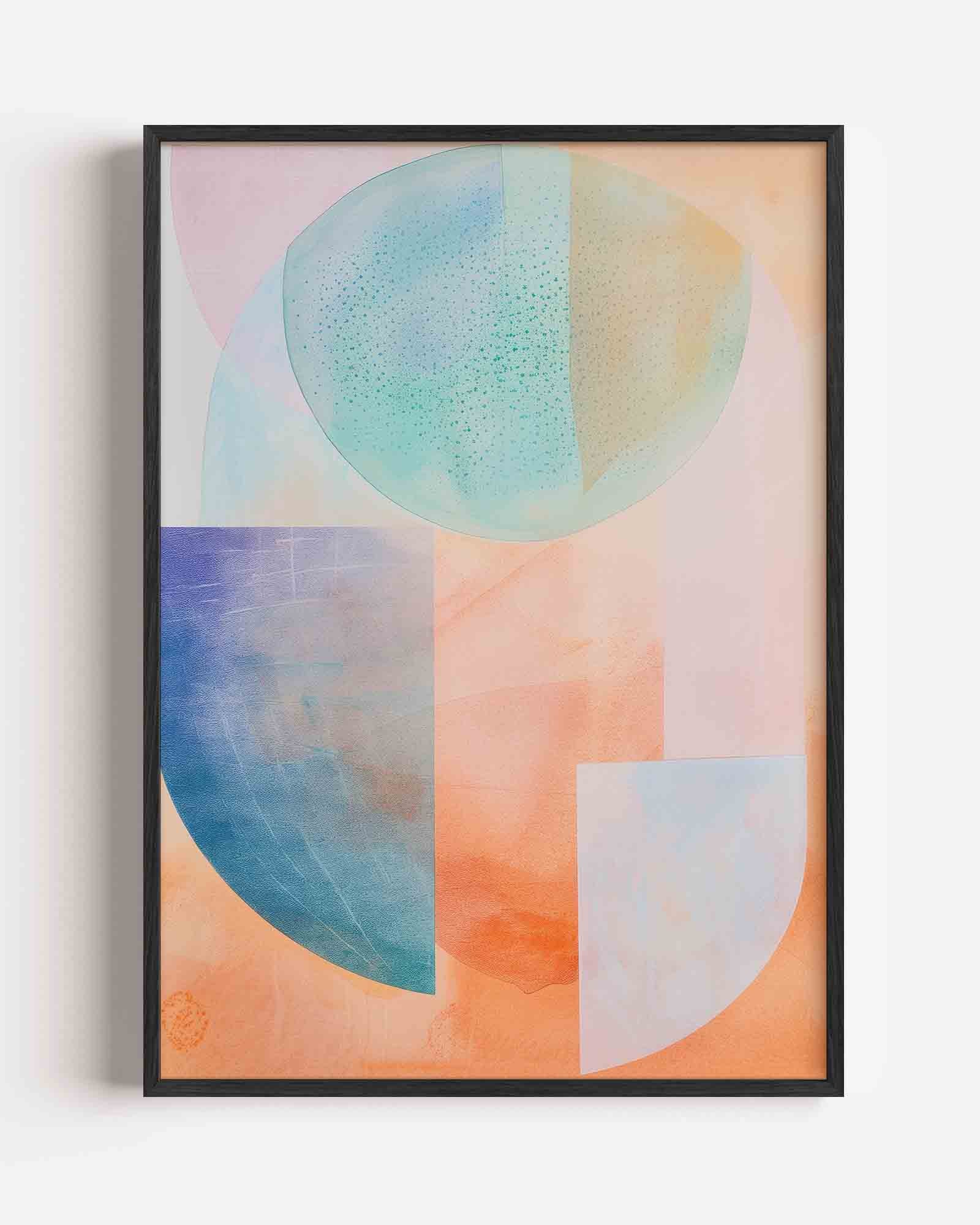 Abstracte vormen Poster