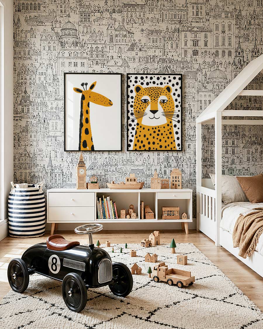Vrolijke vlekken Posterset