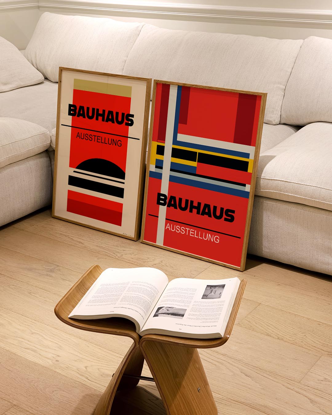 Kleurvlakken en lijnen Posterset