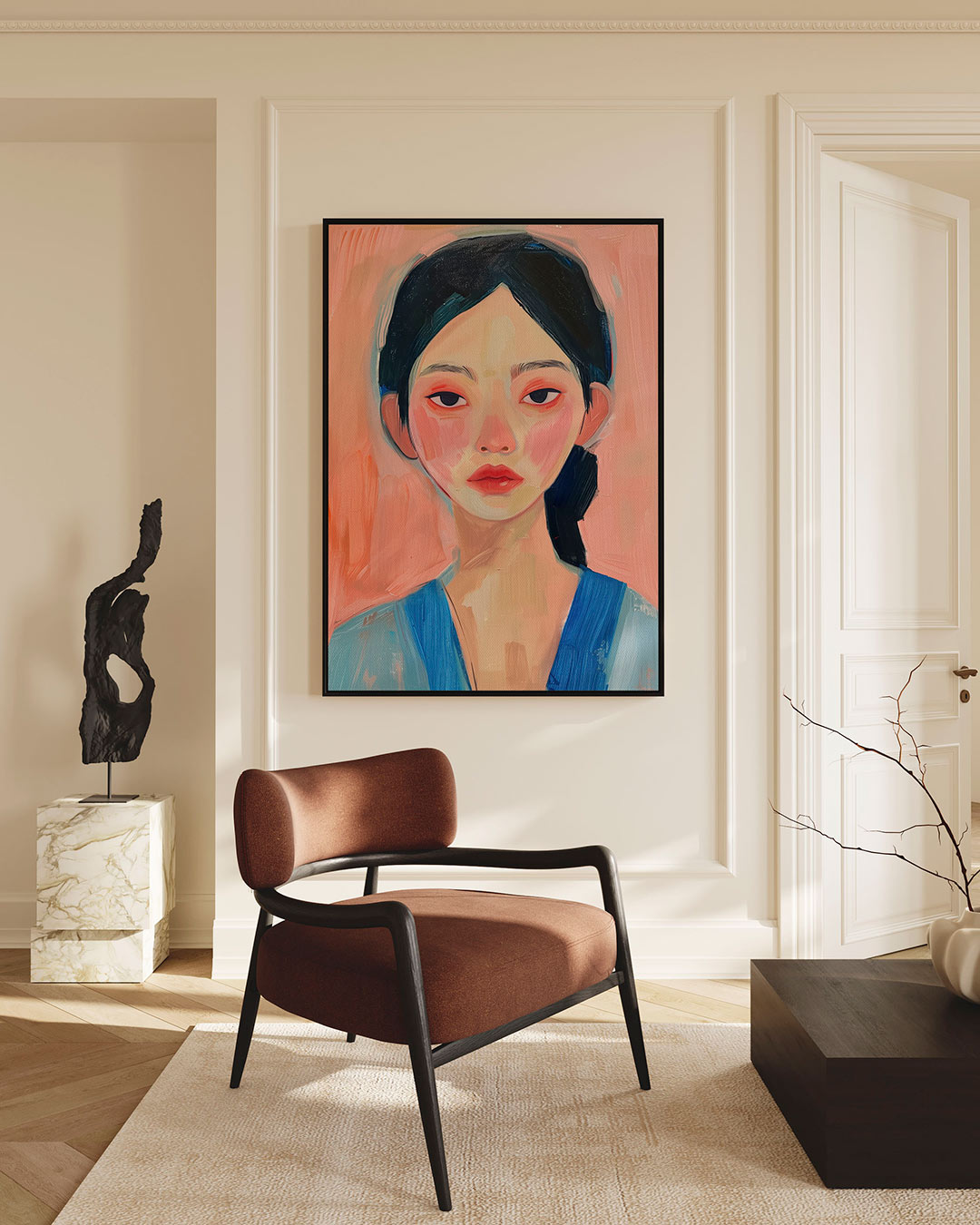 Portretstudie Kunstwerk