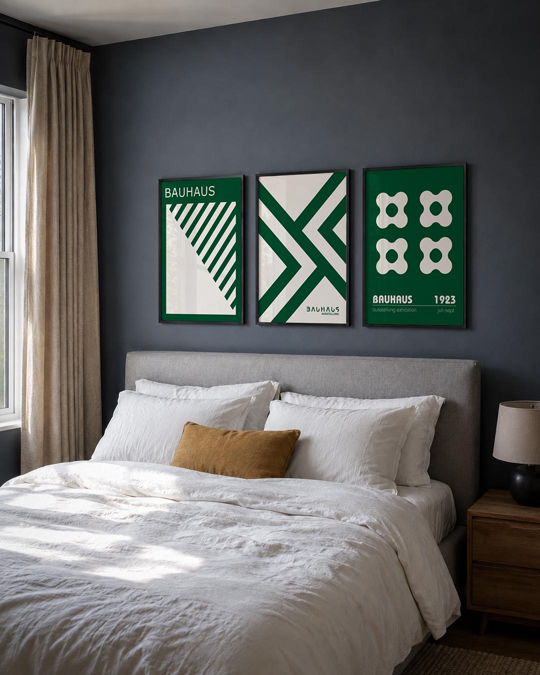 Diagonal strepen Posterset