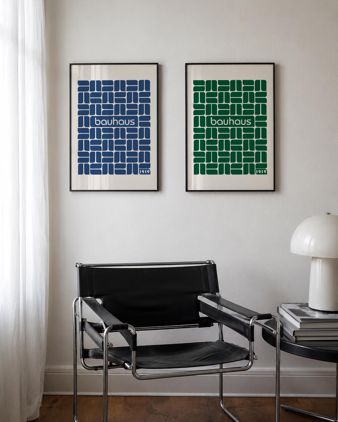 Vormritme en kleur Posterset