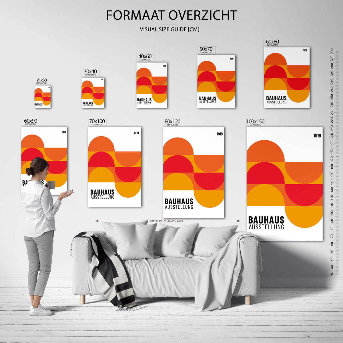 Vorm en kleur Poster