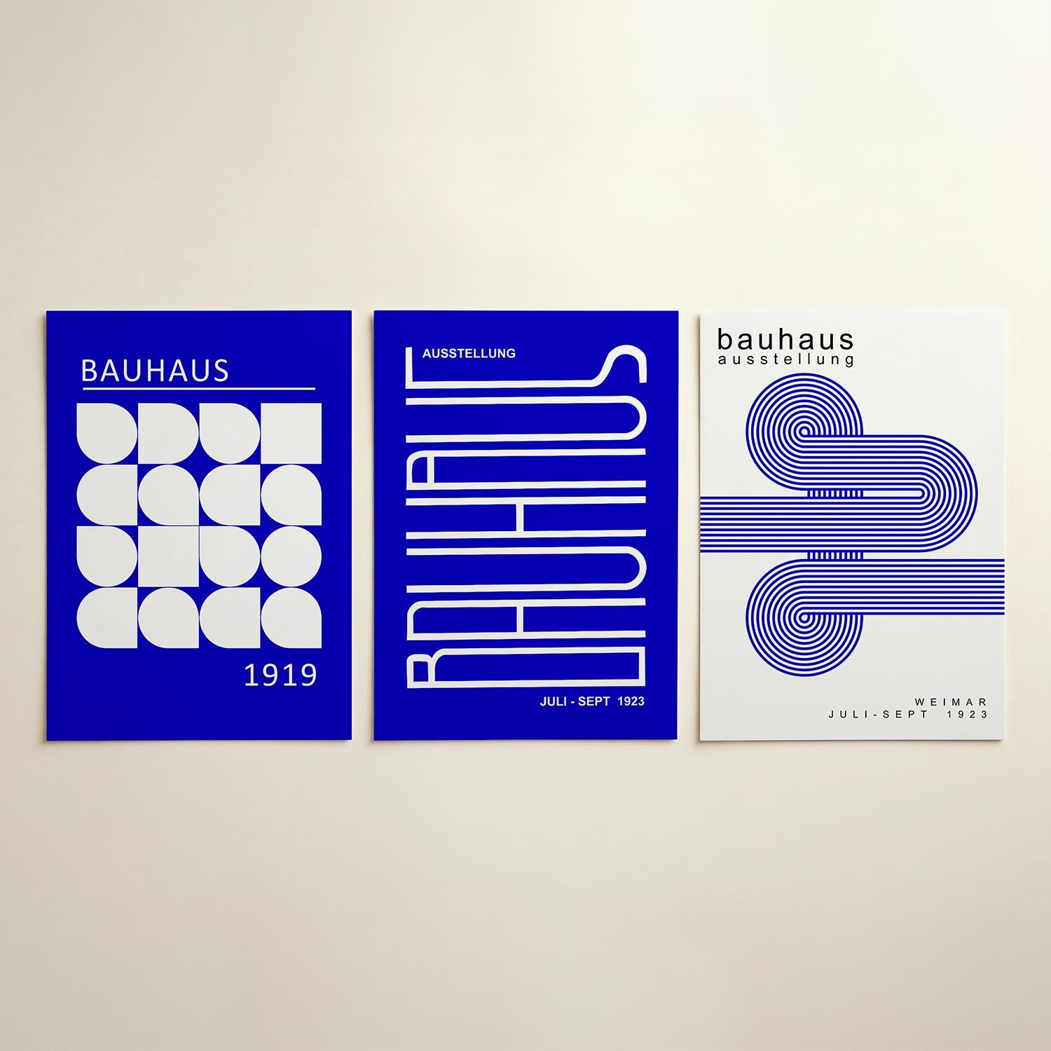 Vormen en vlakken Posterset