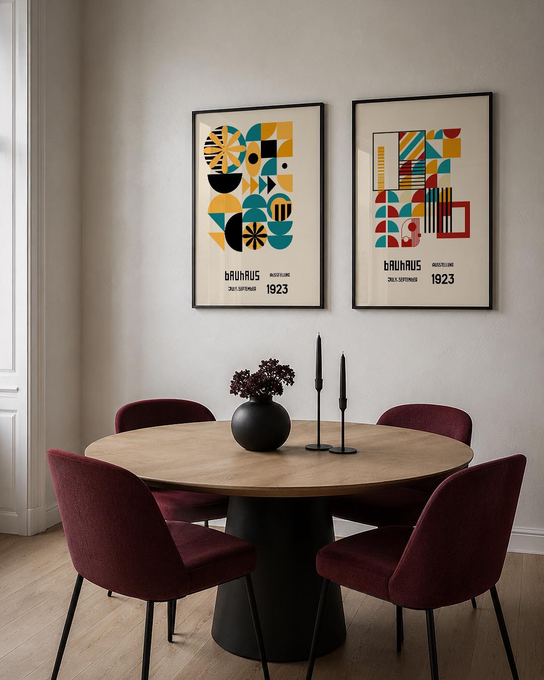 Vormenspel en kleuren Posterset