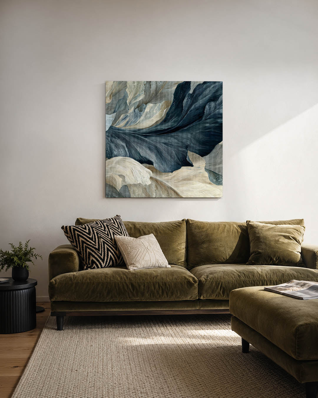 Vloeiende natuurlijke vormen Kunstwerk