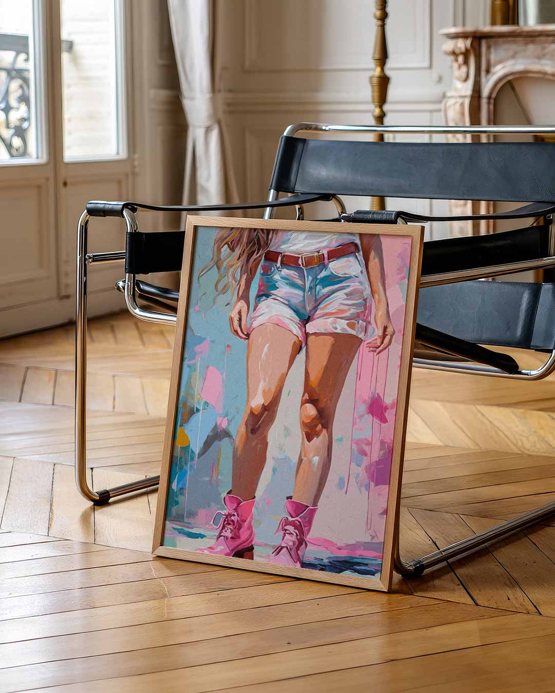 Stijlvolle Zomer Vibes Poster-WallArtistic
