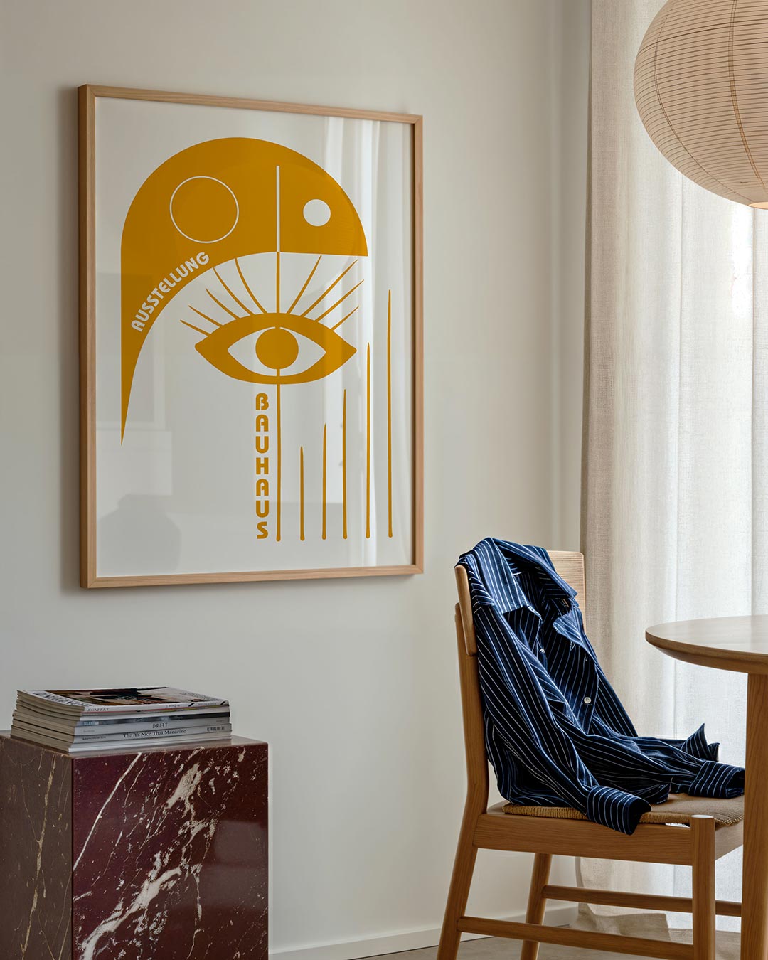 Oog en lijnen Poster