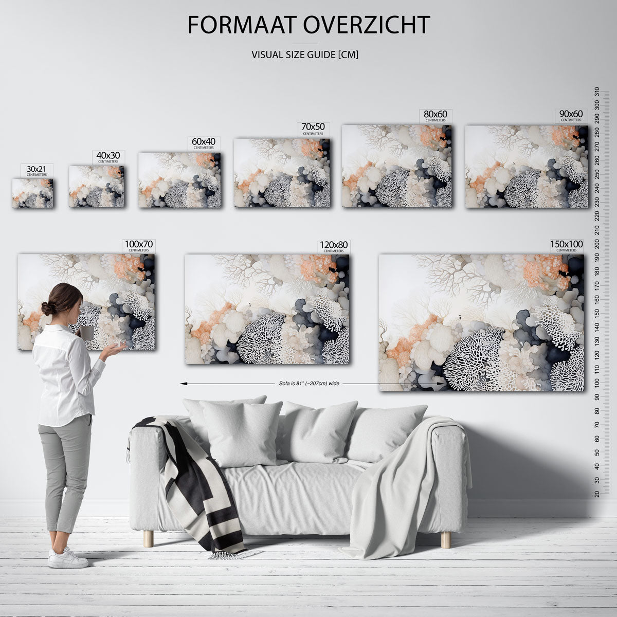 Koraalstructuren Poster