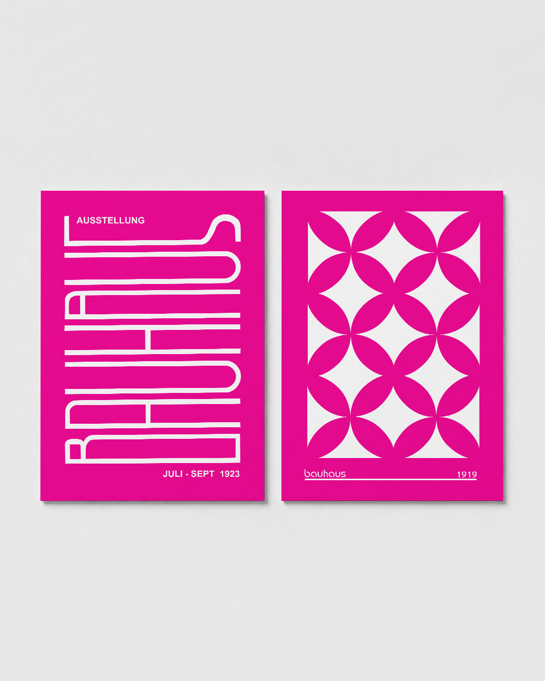 Lijnen en kleur Posterset