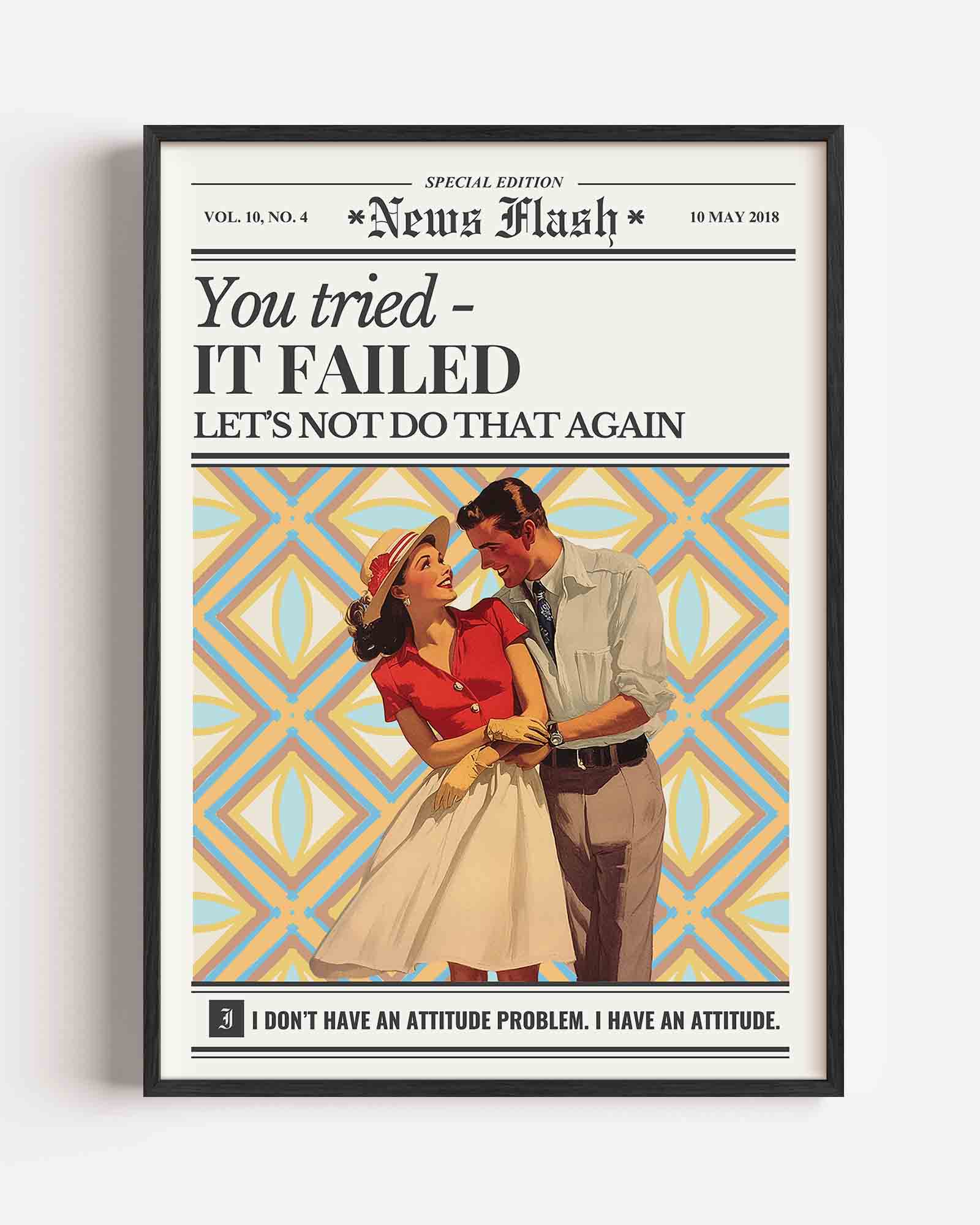 Retro koppel Poster