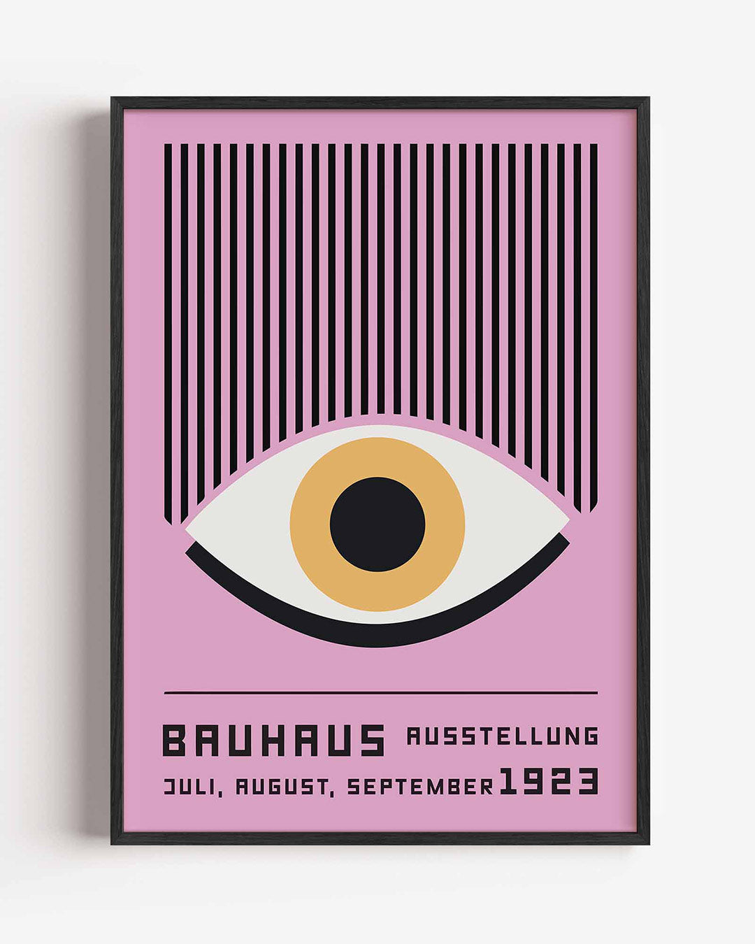 Lijnen en oog Poster