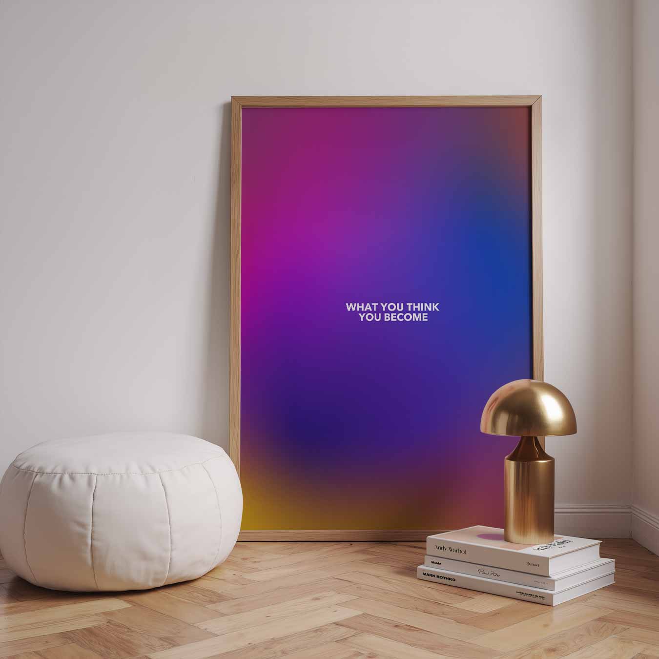 Inspirerende Mindset Poster-WallArtistic