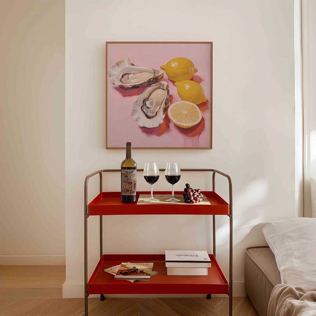 Oesters en citroenen Poster