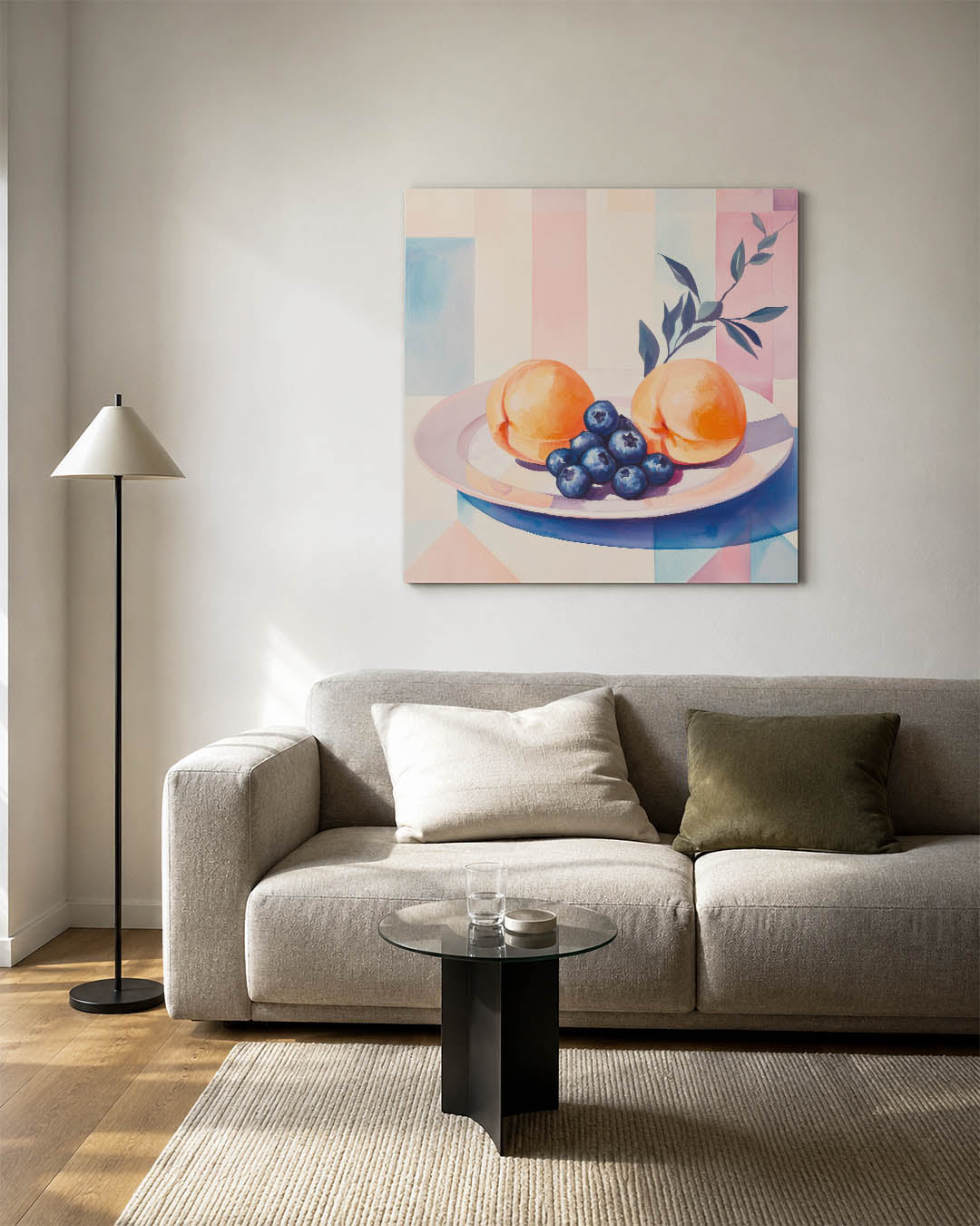 Fruit op bord Kunstwerk