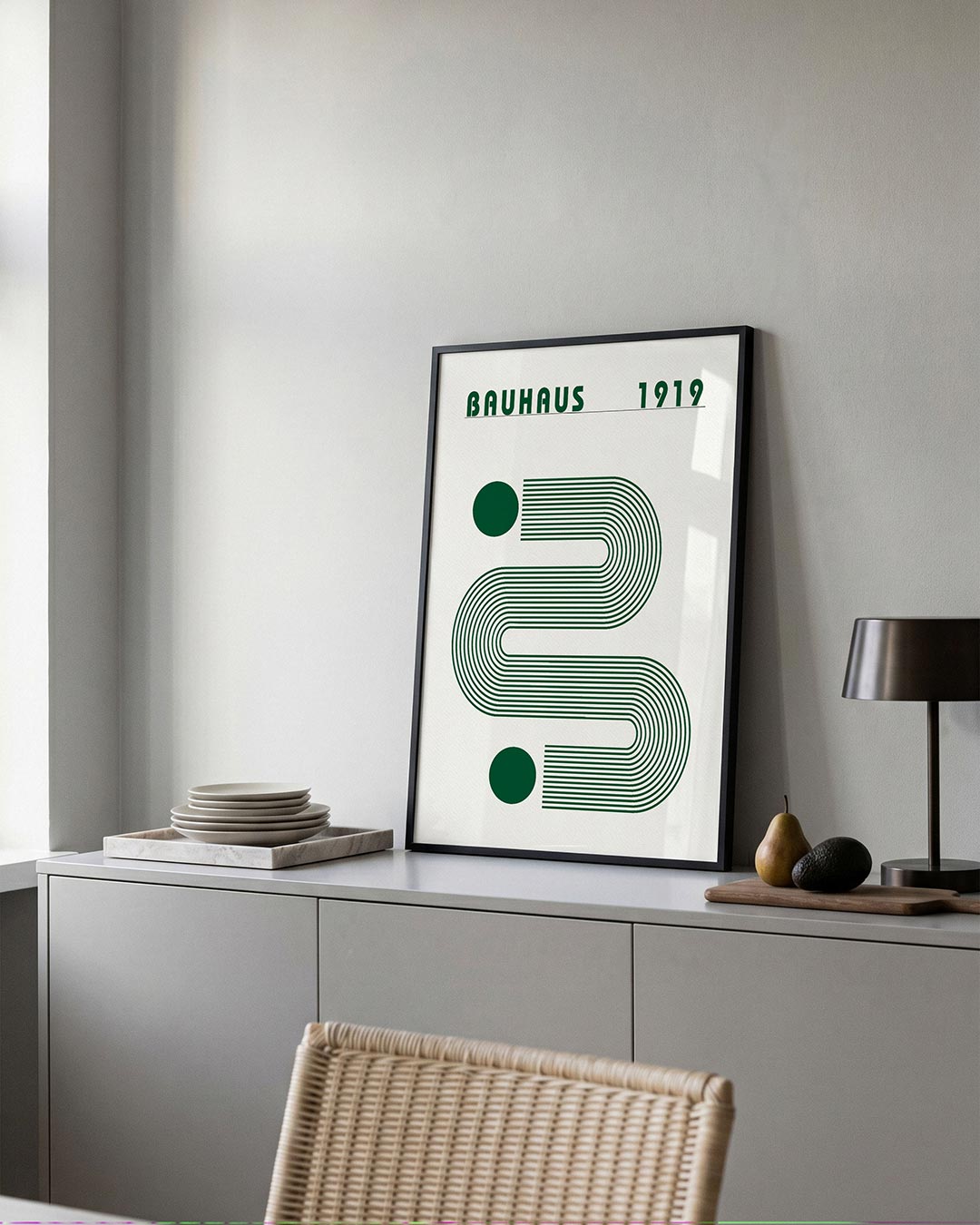 Lijnen en vormen Poster
