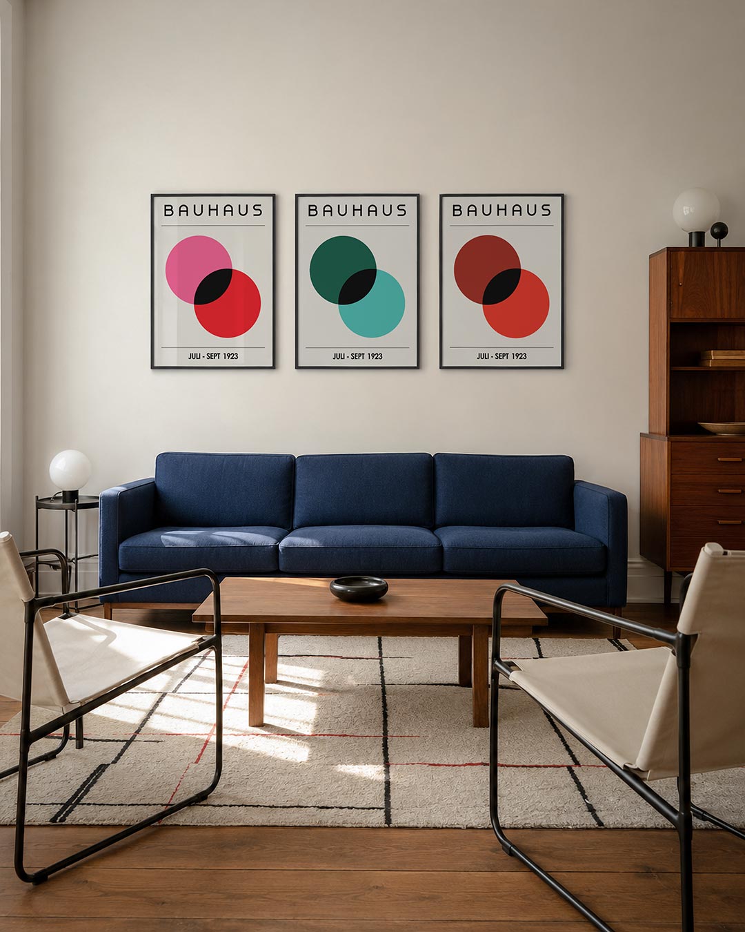 Kleurrijke cirkelharmonie Posterset