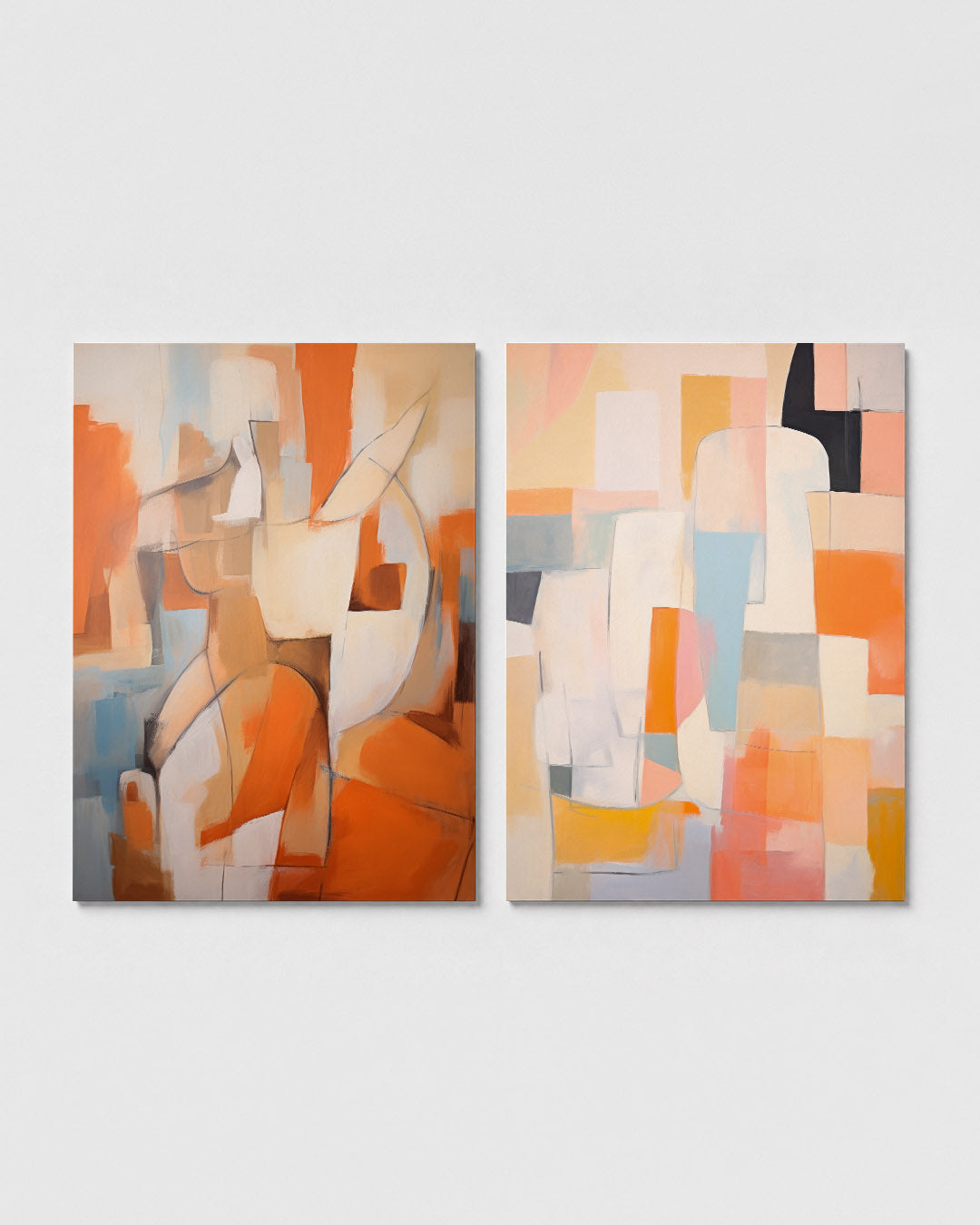 Vorm en kleurenspel Posterset