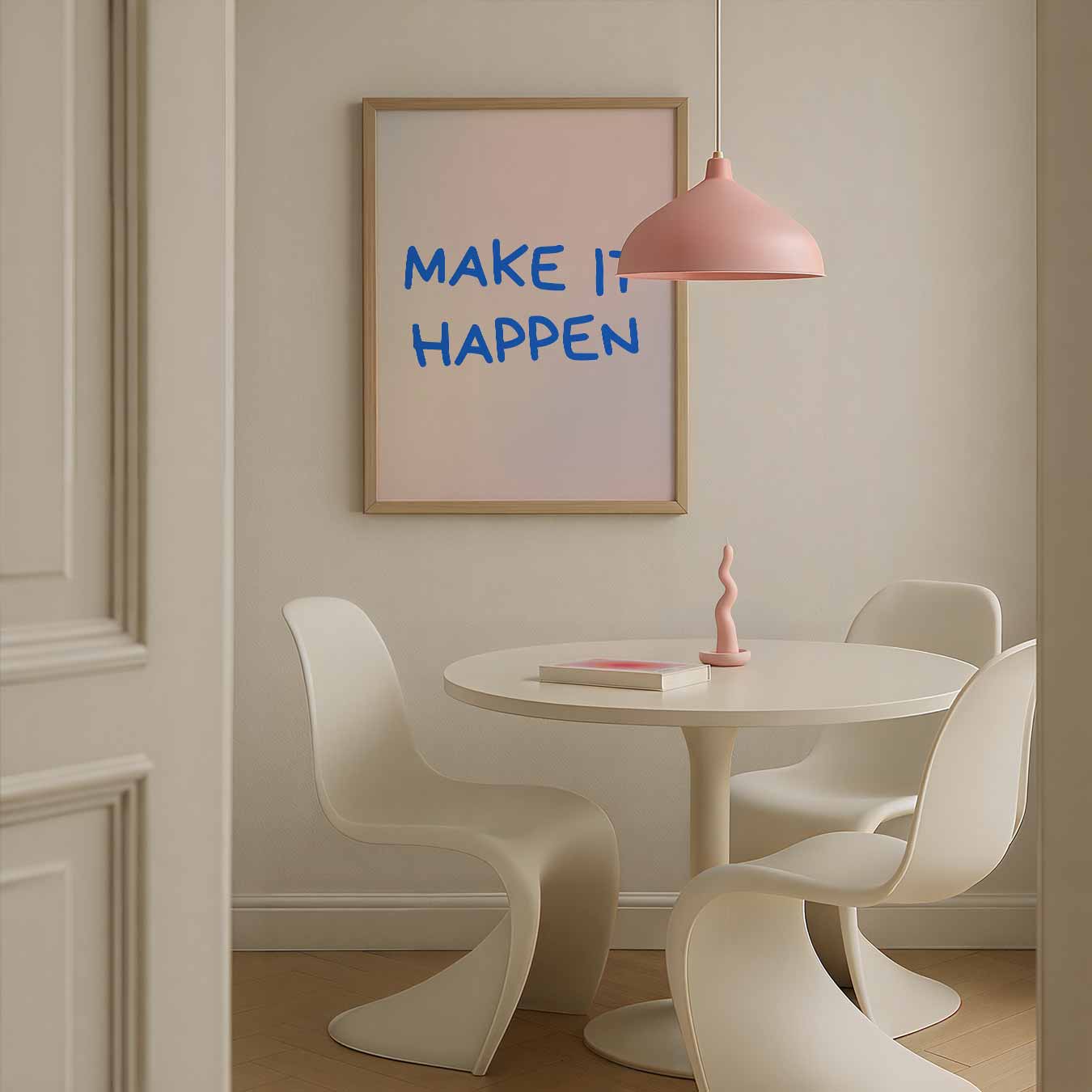 Motivatieposter Make It Happen Poster-WallArtistic