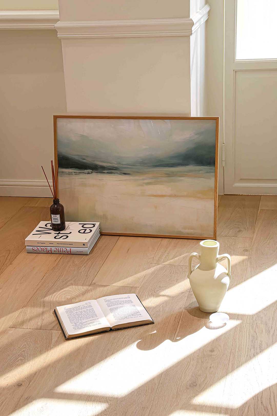 Landschap met zachte tinten Poster