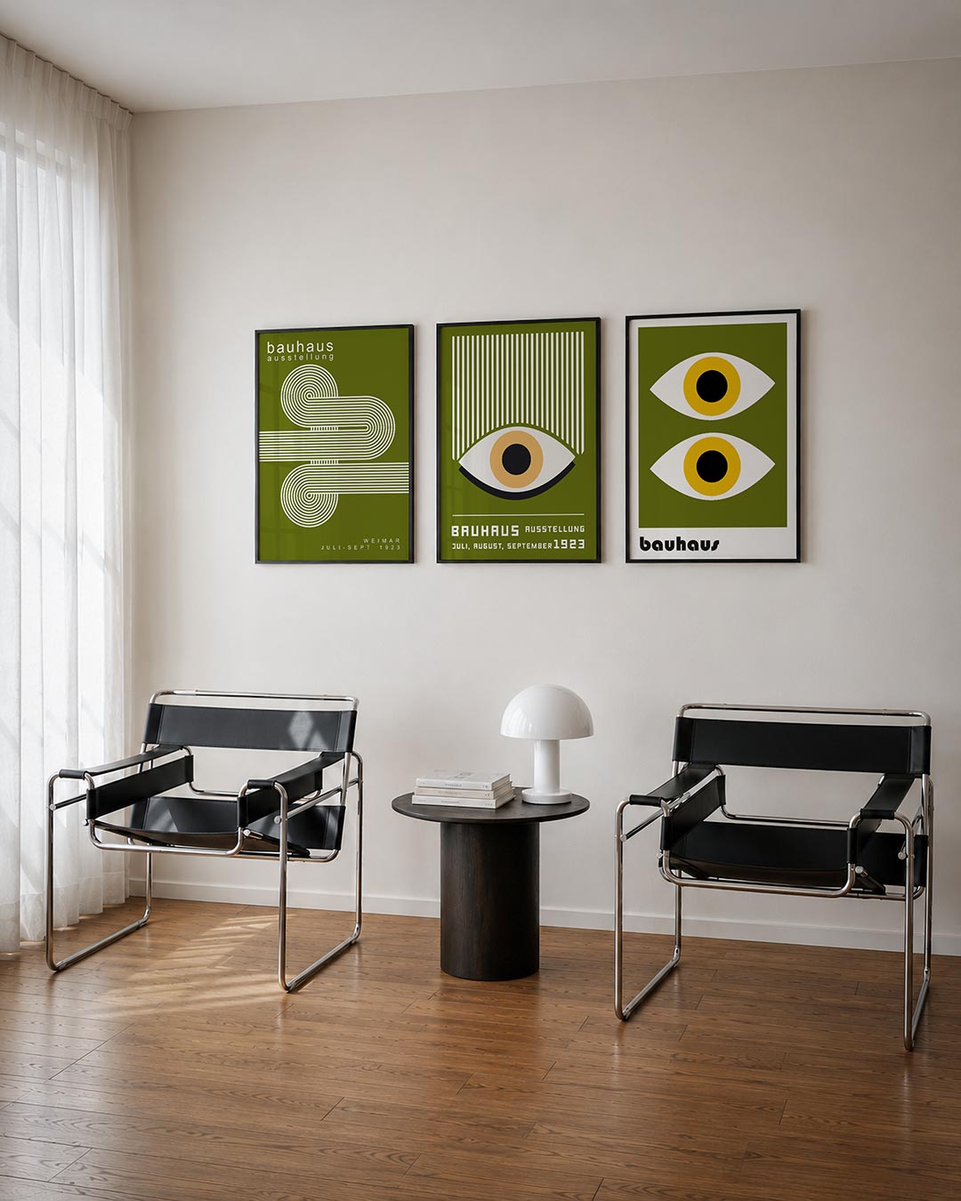 Lijnenspel en cirkel Posterset